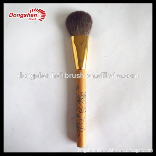 Natural hair bamboo handle blush brush,Order to make up brush,Free samples